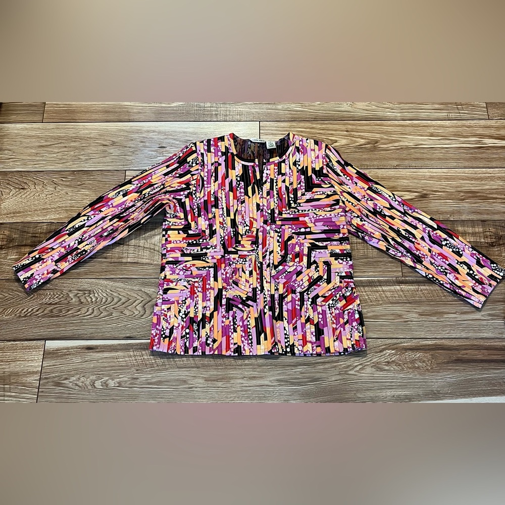 Laura Ashley Multicolor Art Wear Jacket
